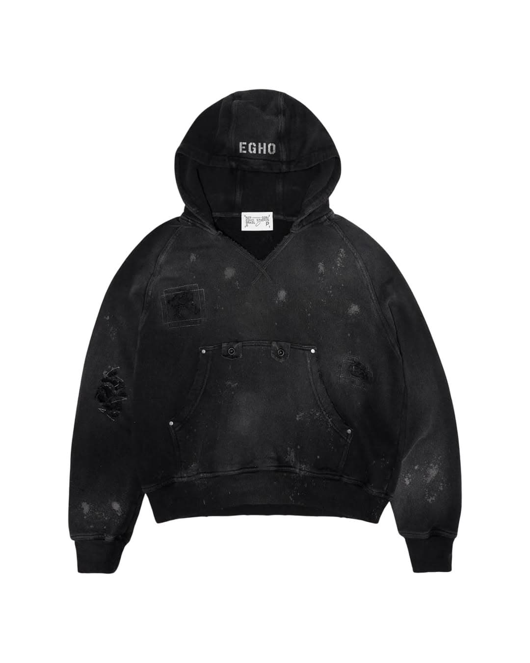 Egho Void Hoodie Dirty Black, Egho