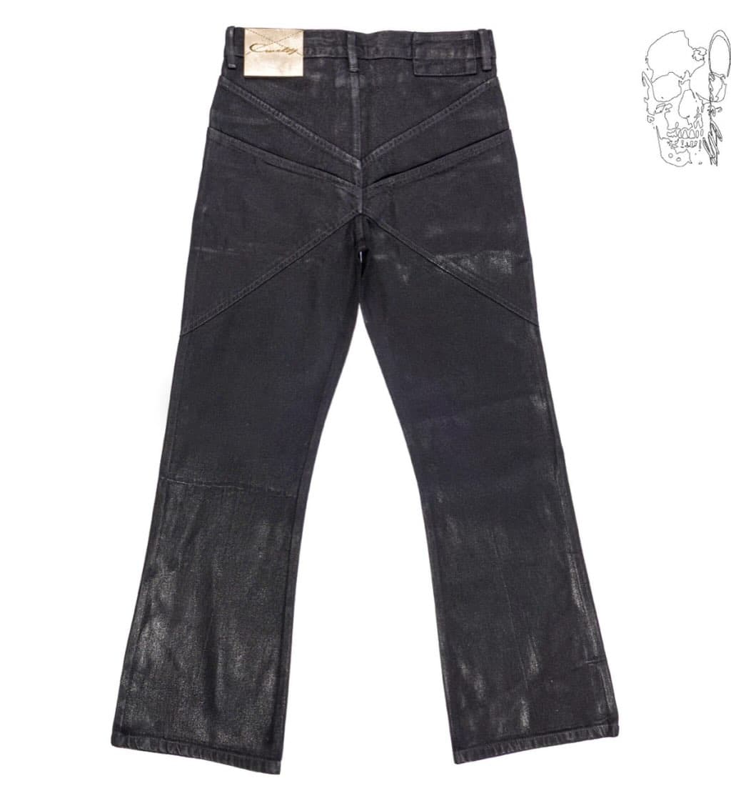 EWCRUEL FLARED DENIM BLACKOUT WAXED, Ewcruel, foto 2