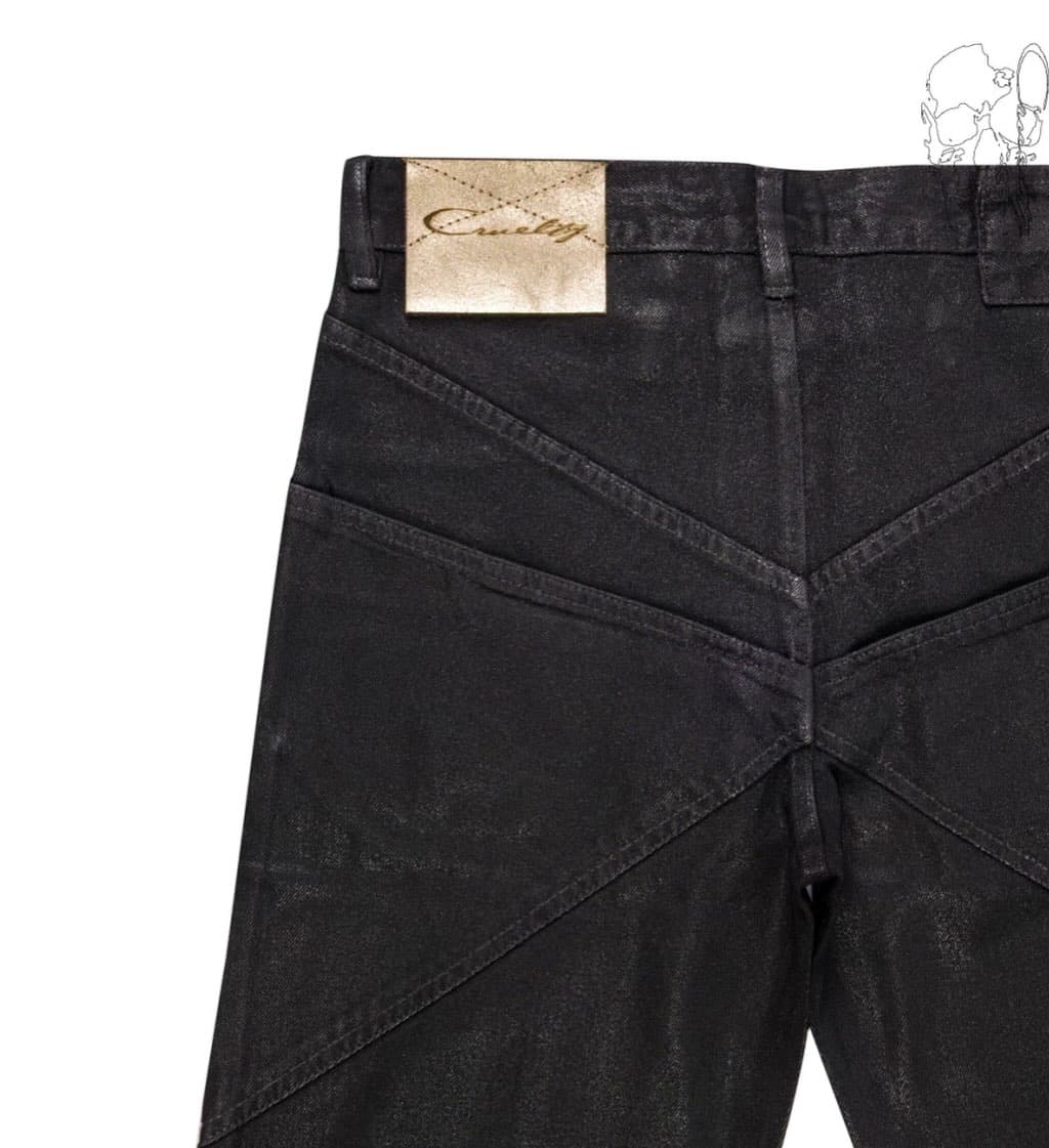 EWCRUEL FLARED DENIM BLACKOUT WAXED, Ewcruel, foto 3
