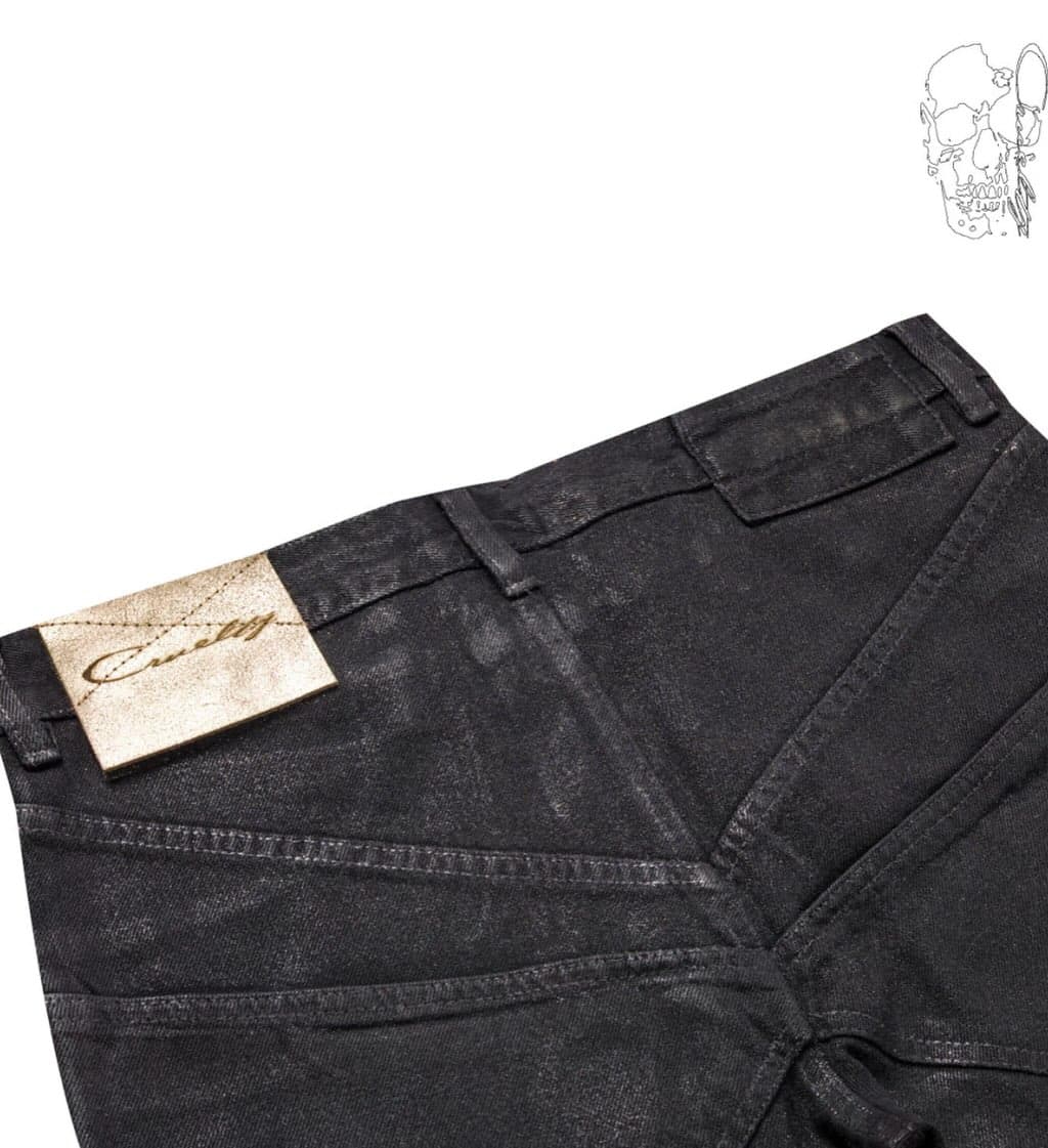 EWCRUEL FLARED DENIM BLACKOUT WAXED, Ewcruel, foto 4