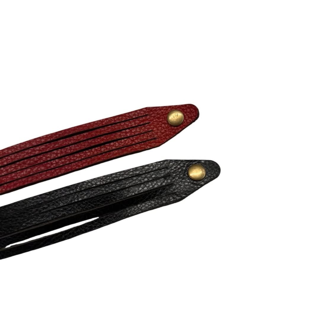 Ewcruel STRIPED LEATHER BRACELET BLOOD RED, Ewcruel, foto 2