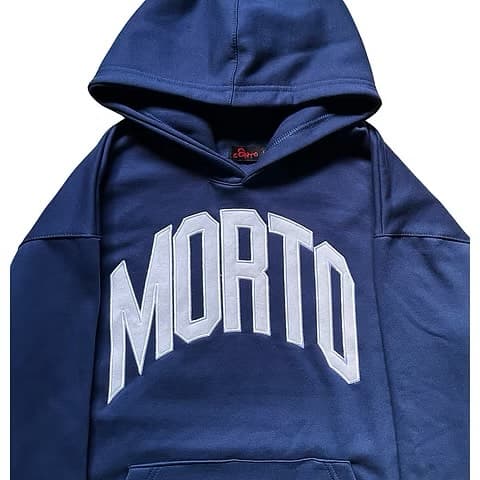 Santo "Morto" Blue Hoodie, Santo, foto 3